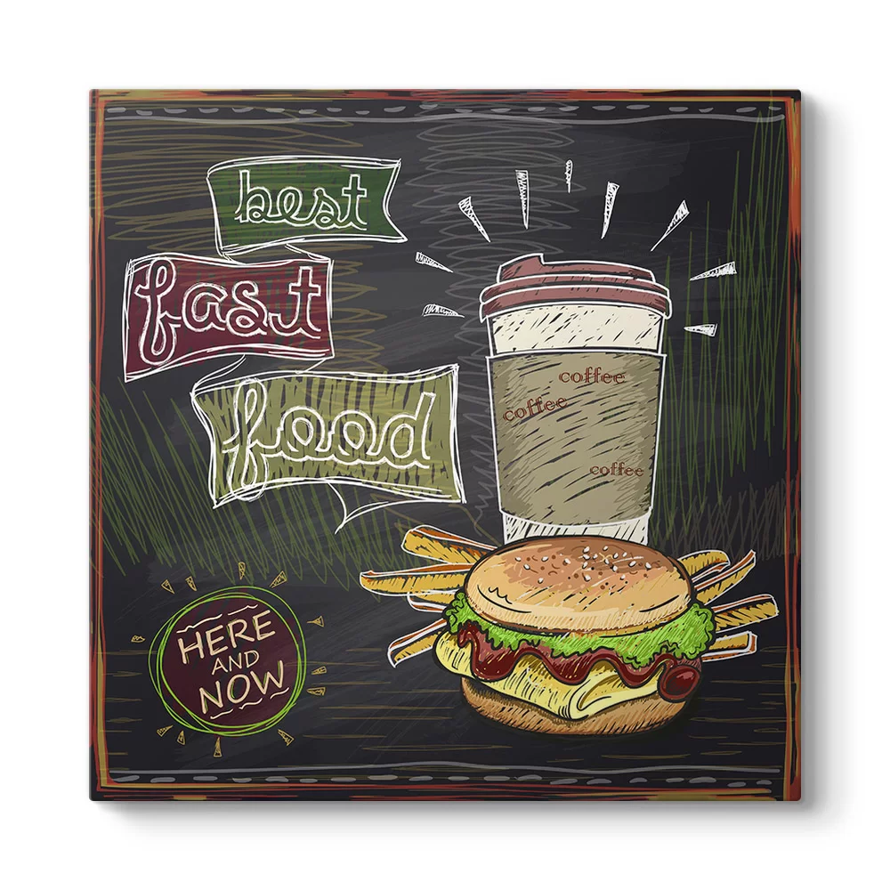 Fast Food Tablosu - Model 3